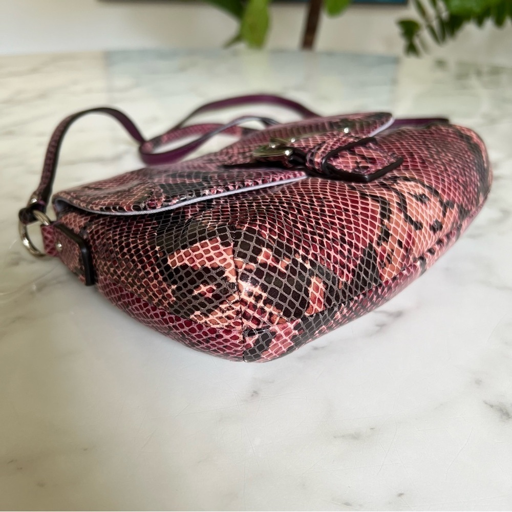 Nwot Coach Y2k Soho Python Embossed Snakeskin Lea… - image 8
